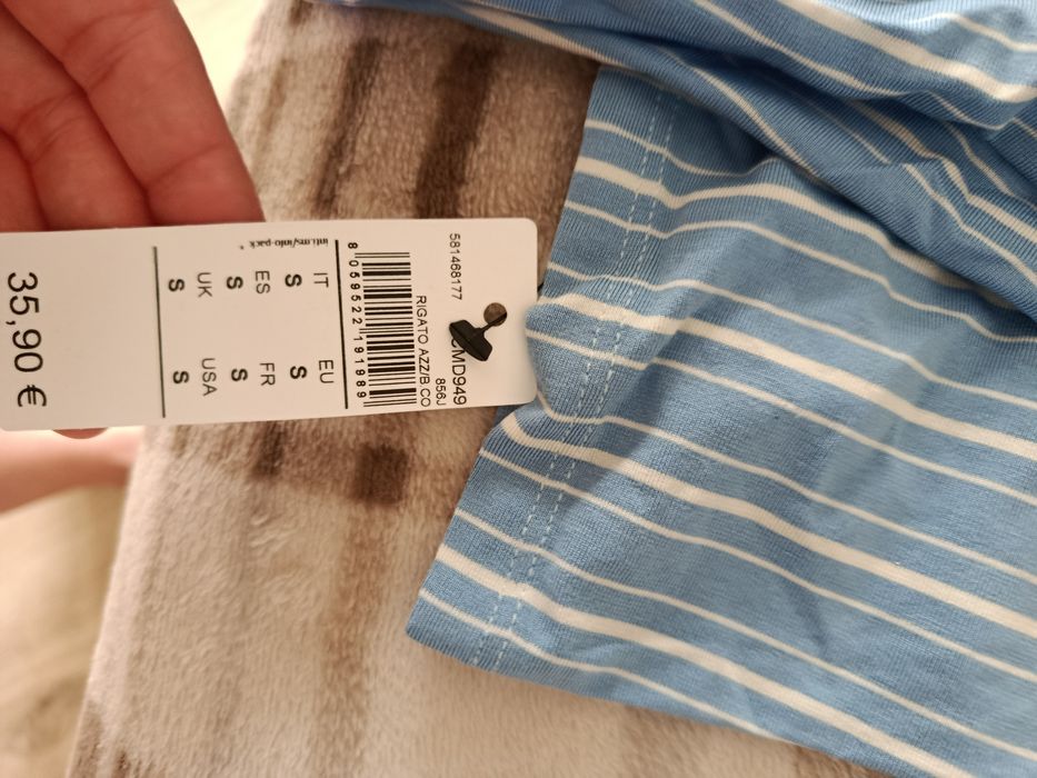 Intimissimi piżama w paski niebiesko-białe rozmiar S