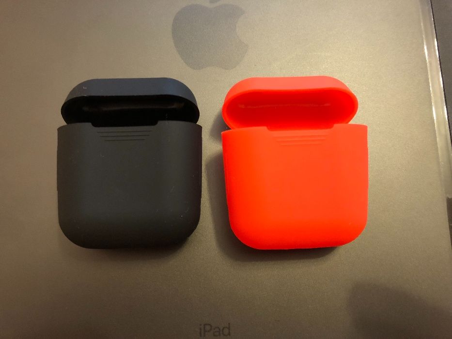 Чехол силиконовый на Air Pods Apple  Аирподс1 2 silicone case AirPods