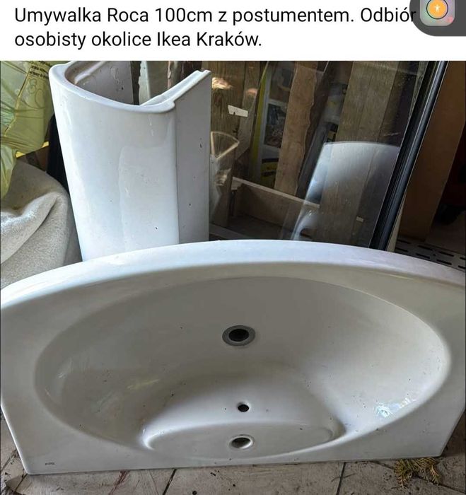 Umywalka z podstawą