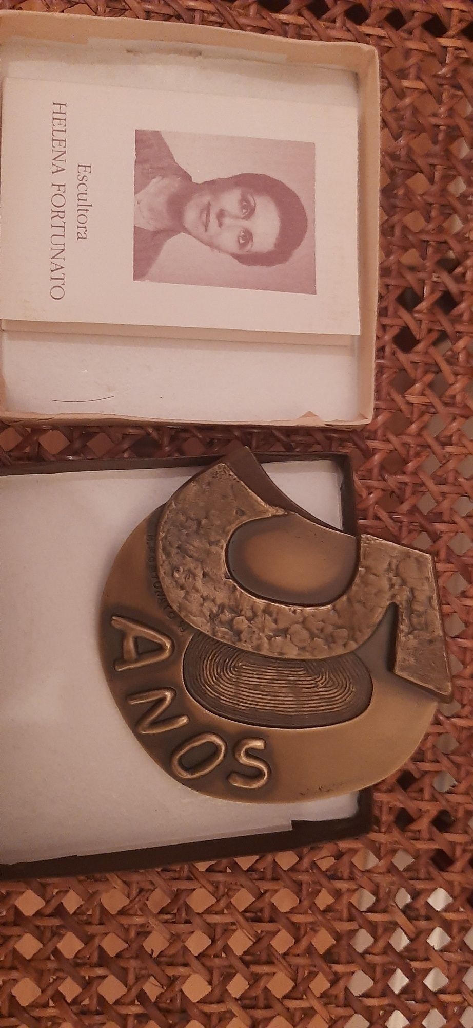 Medalhas comemorativas em bronze