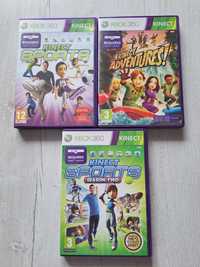 3 Gry na Kinect Xbox 360 (cena za zestaw)
