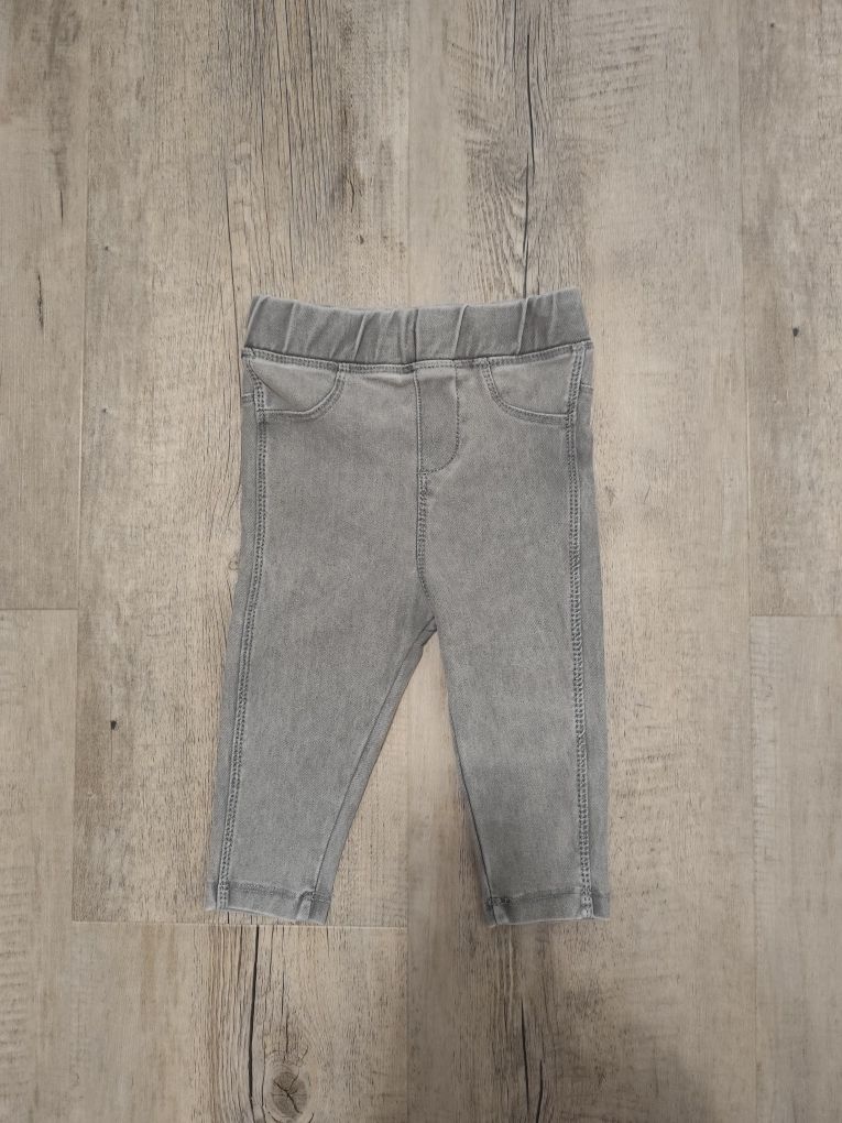 Legginsy niemowlęce jegginsy z efektem sprania Reserved 74
