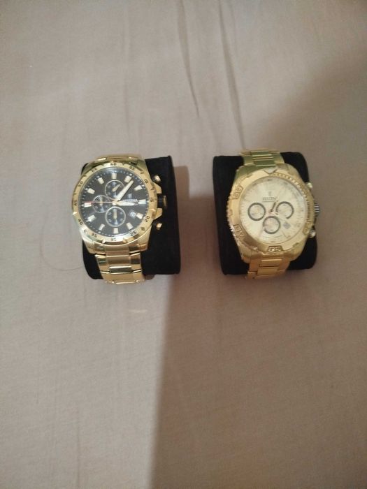 Relógios festina banhado a ouro