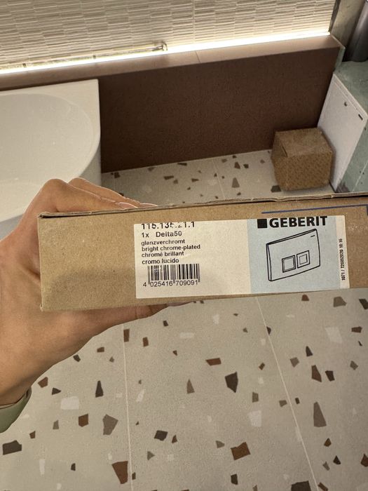 Geberit delta50 przycisk do spłuczki chrom blyszczacy