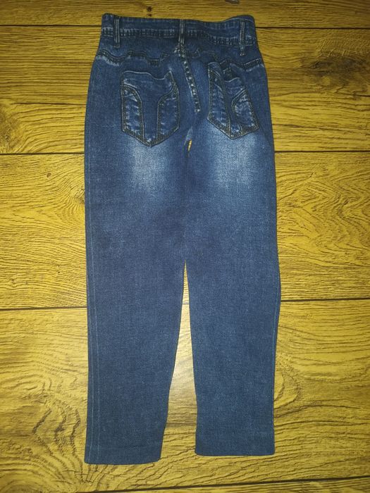 Nowe ciepłe legginsy rozmiar 110/116