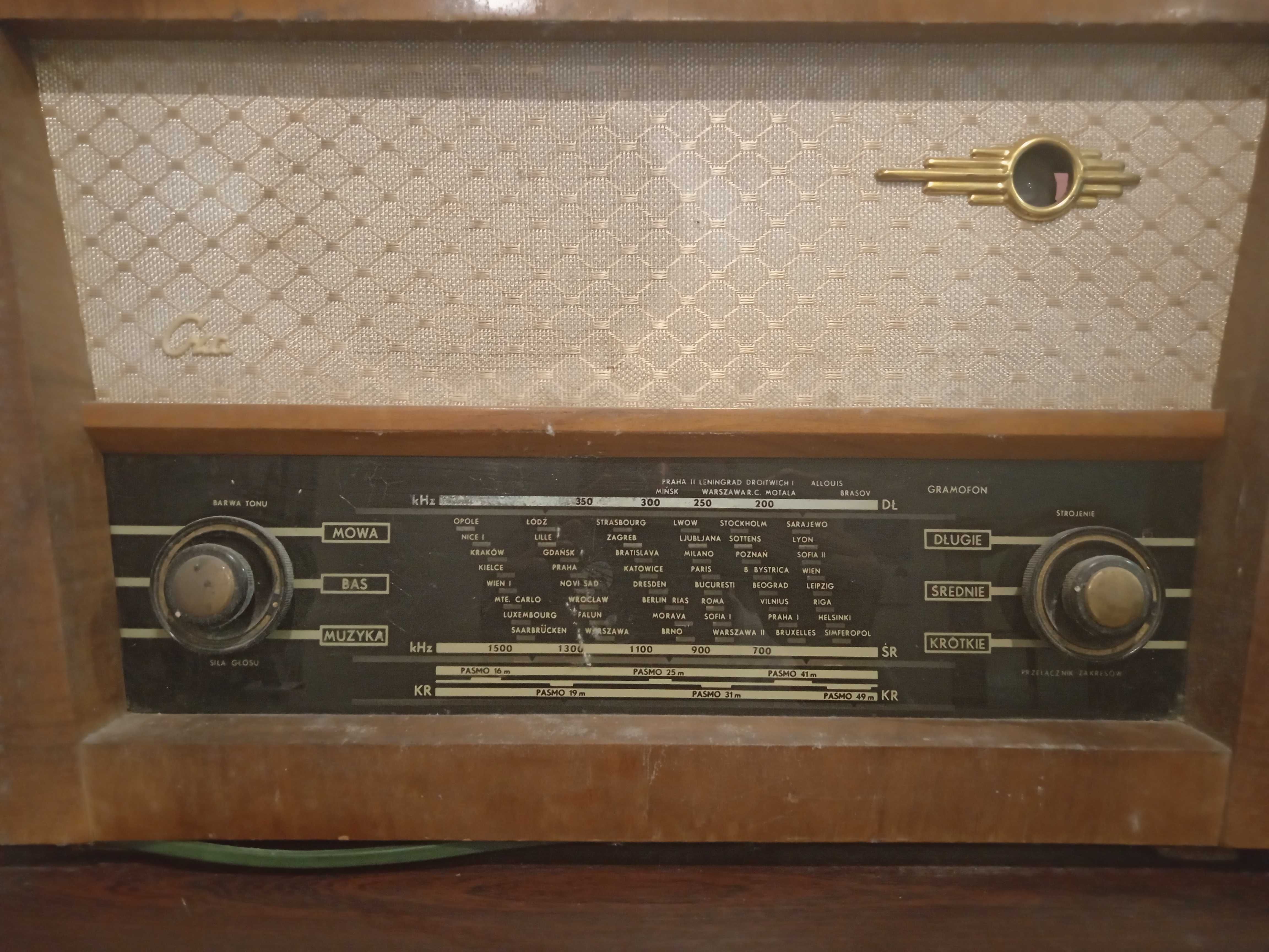 Radio zabytkowe z lat 60tych