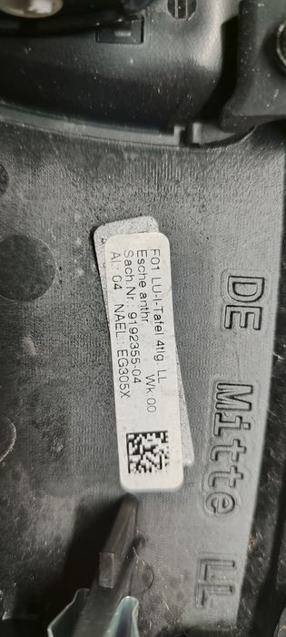 Kratki nawiewu listwa dekor ozdoba BMW f01 f02