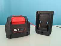 4x adapter Parkside, Erbauer, DeWalt, Milwaukee. Einhell, YATO, GRAPHI