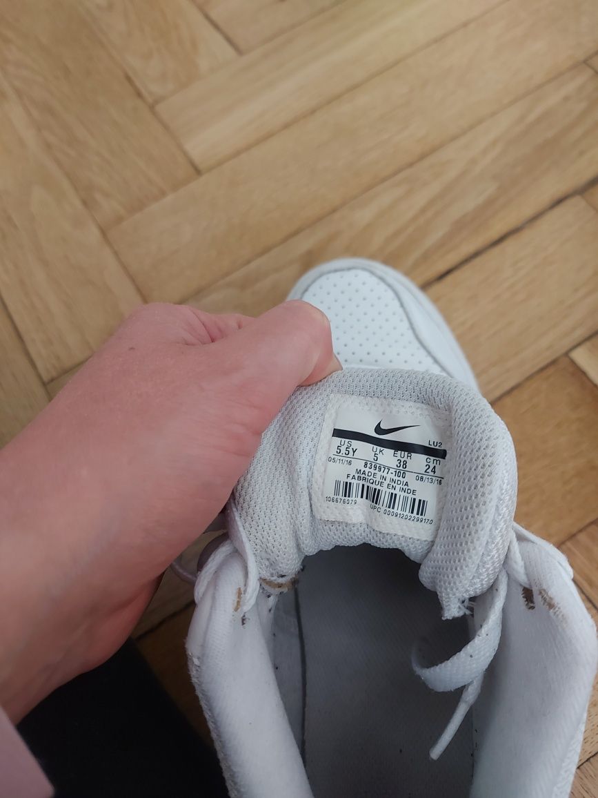 Nike Court Borough Mid2, białe, 38