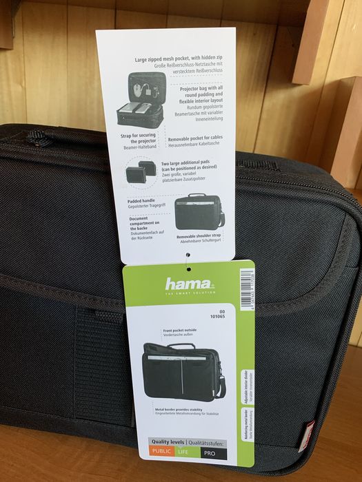 Сумка для проектора фірмена *hama*нова розміри 35*25*9 см