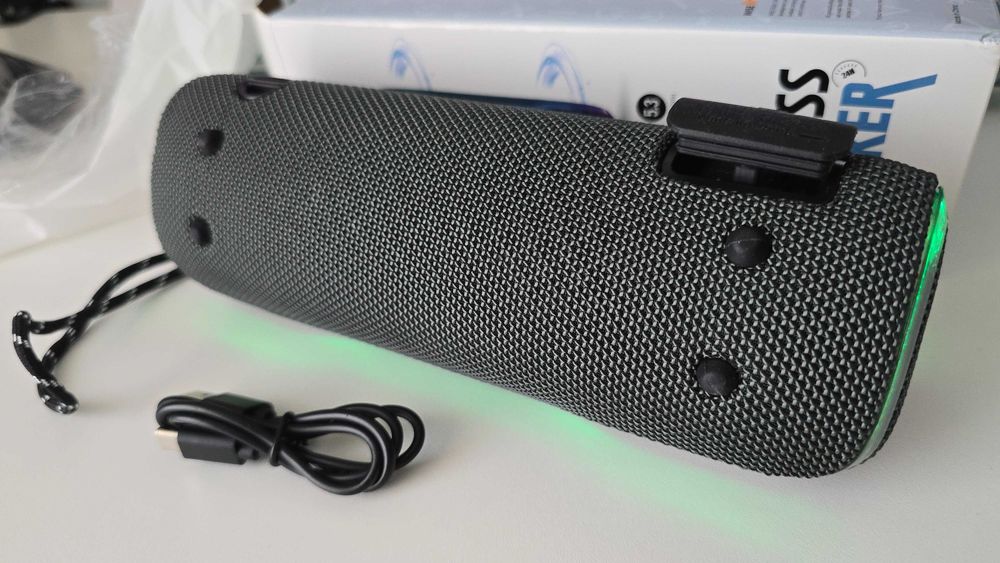 Колонка bluetooth wisetiger f10c ipx7 Dark Green