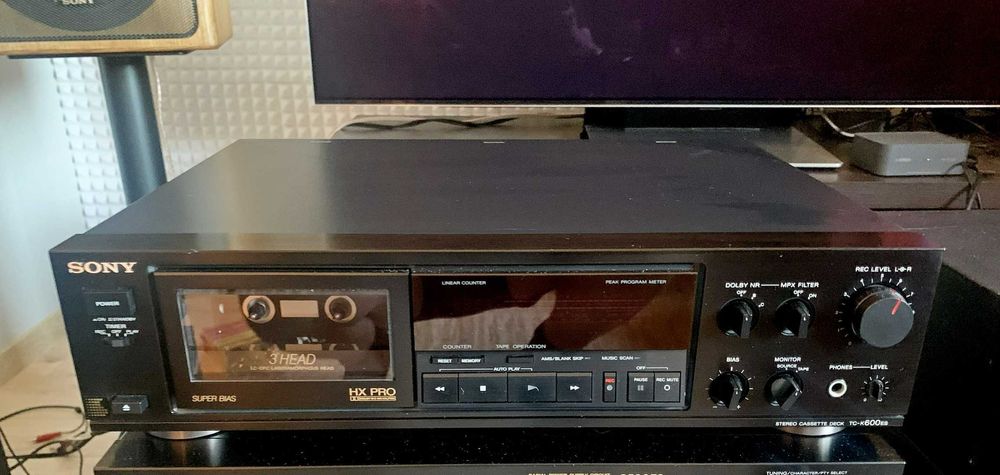 Magnetofon kasetowy deck SONY TC-K600ES seria ES