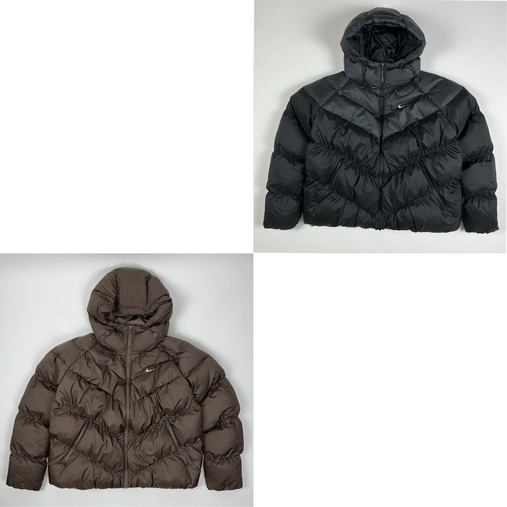ОРИГІНАЛ пуховик Nike Sportswear Windpuffer жіночий чорний коричневий