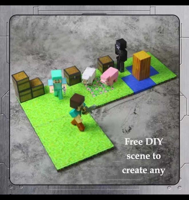 Minecraft Płyta Bazowa Do Układania Klocków