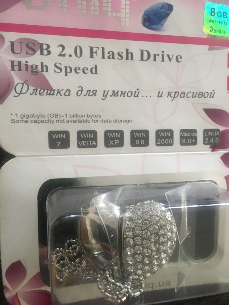 Флешка USB накопитель брелок