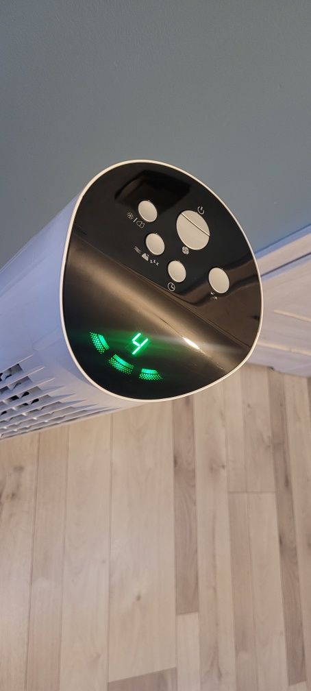 Prawie Nowy - Wentylator kolumnowy GoodHome z nawilżaczem 4 l