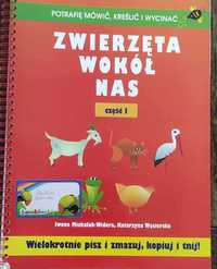 Książki logopedyczne "Zwierzęta wokół nas" i "Dźwięki wokół nas"