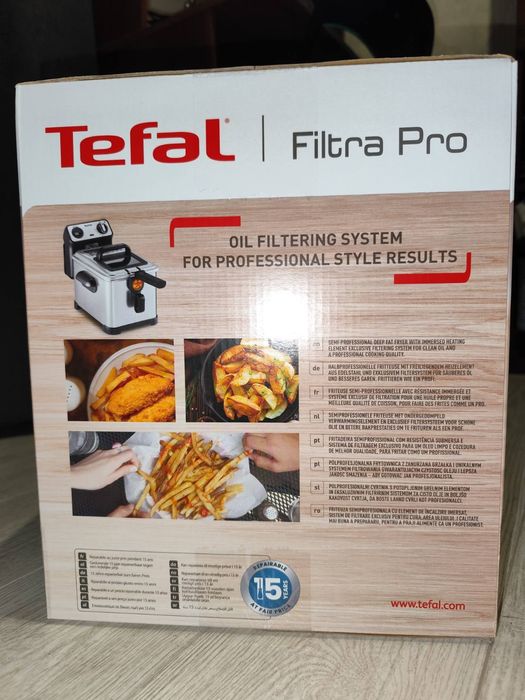 Нова Фритюрниця Tefal Filtra Pro FR511170