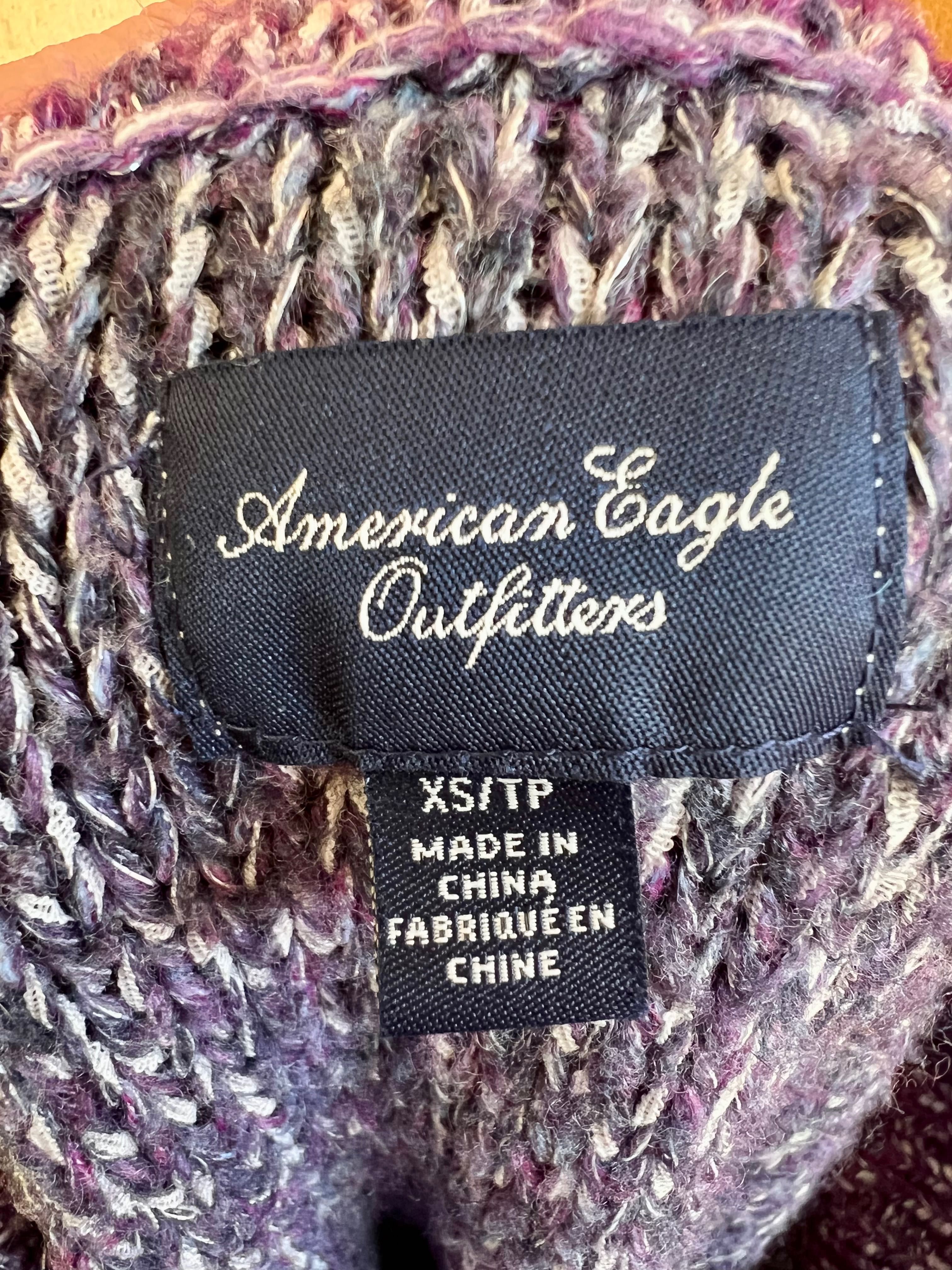 Suéter roxo American Eagle, XS