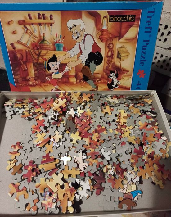 Puzzle Pinocchio, 400 elementów (brakuje 6 elementów)