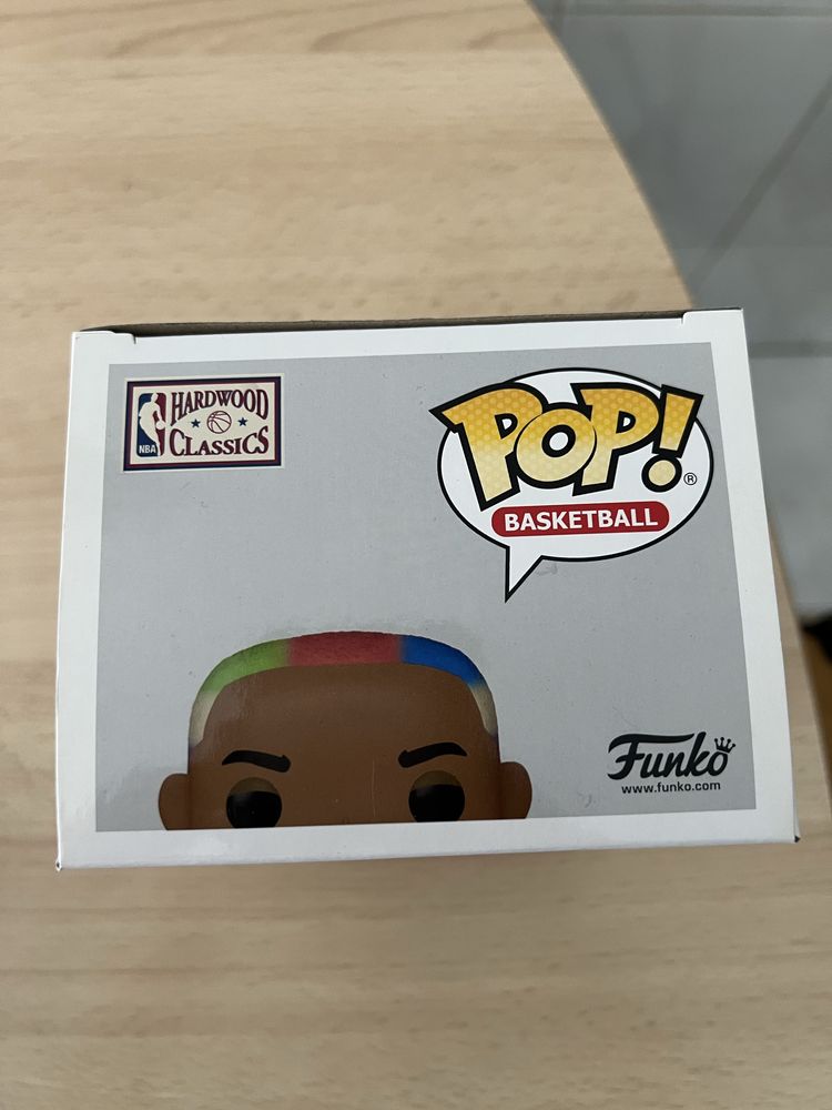 Caixa funko pop Dennis Rodman