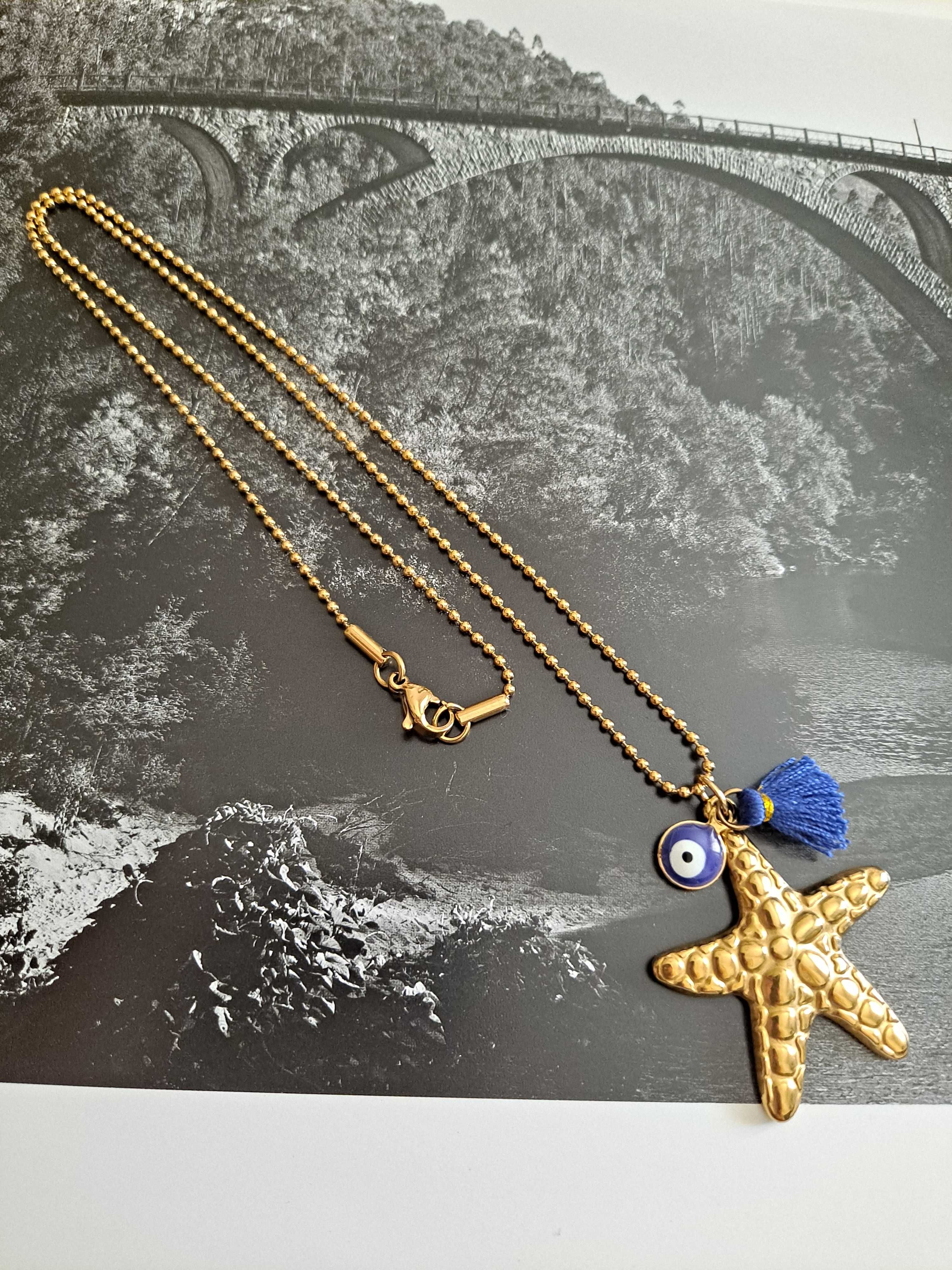 Fio aço Novo com estrela do mar