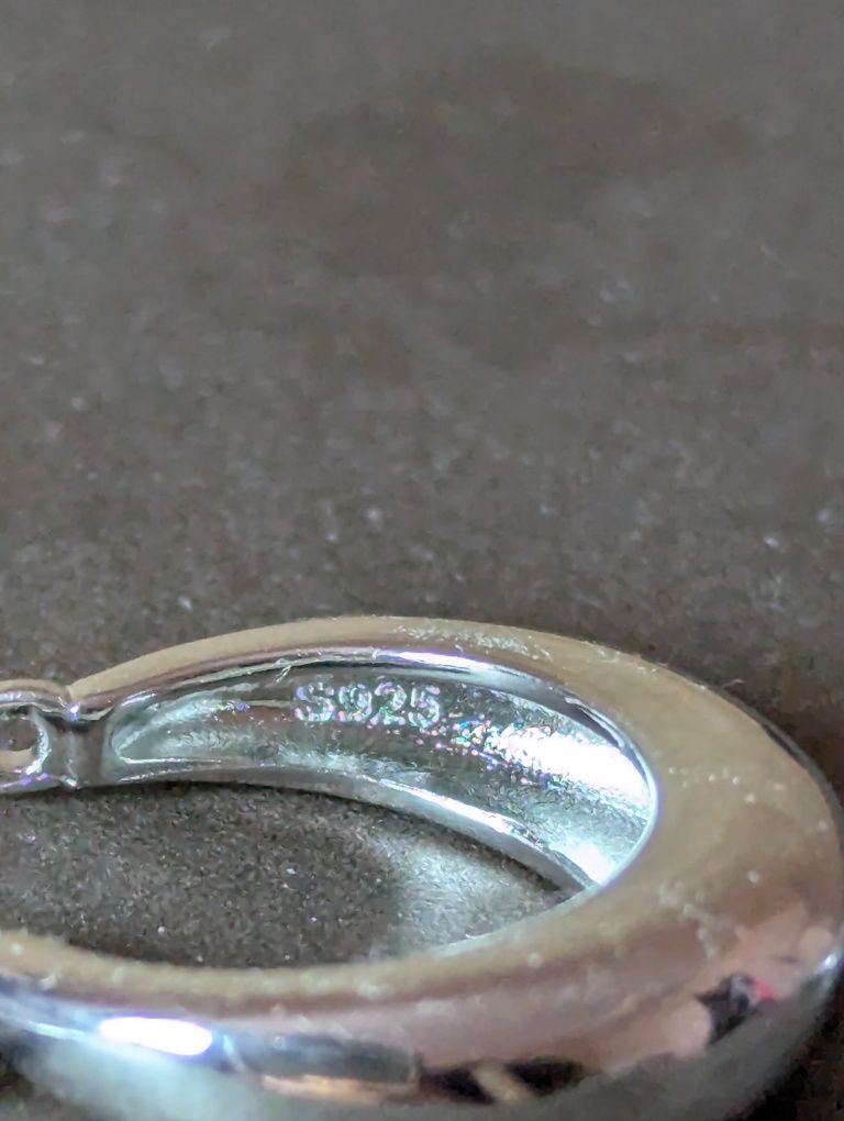 Сережки срібні 925s срібло кільця серьги серебро серебряные кольца