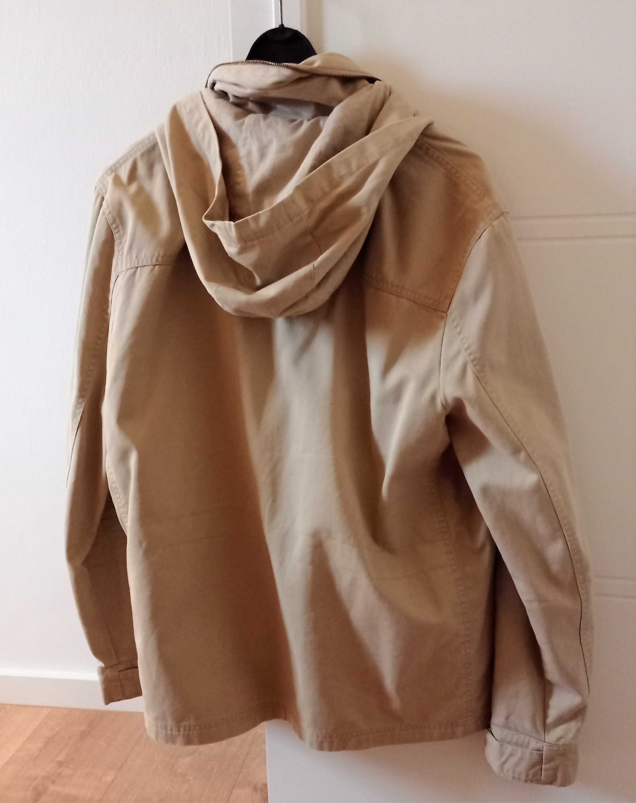 Kurtka bawełniana beżowa L Hikaro Outerwear