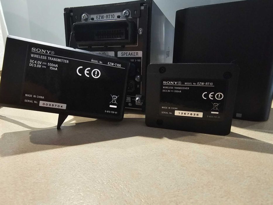 Wzmacniacz surround SONY TA-SA100WR S-AIR + karty EZW T100 i EZW-RT10