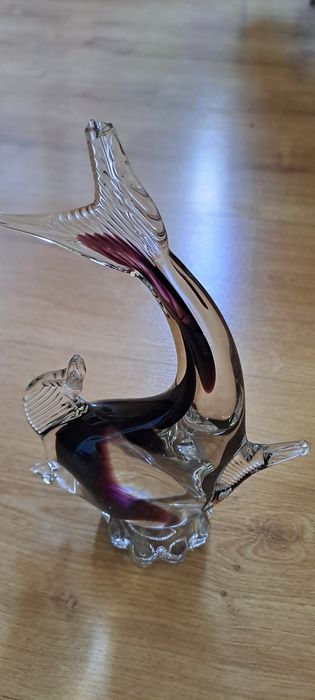 Kryształ ryba Murano