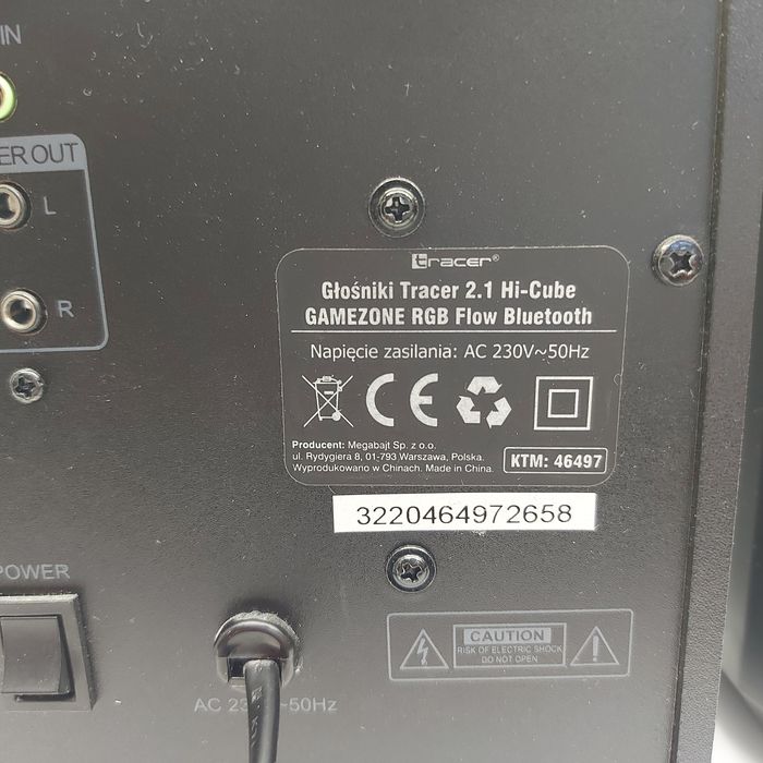 Głośniki 2.1 Bluetooth Tracer Hi Cube RGB