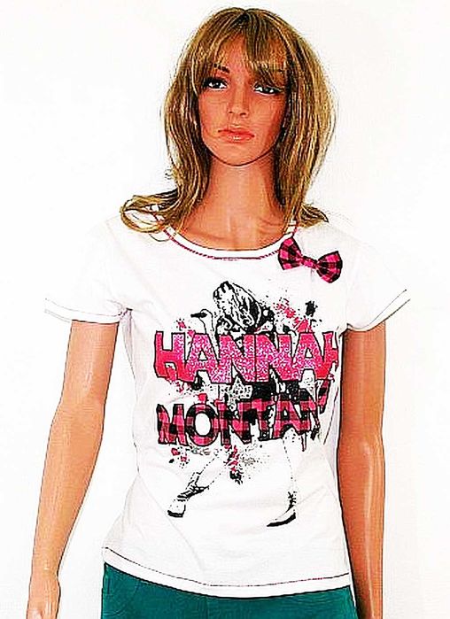 T-shirt biała z nadrukiem H. Montana 100% Bawełna R 38