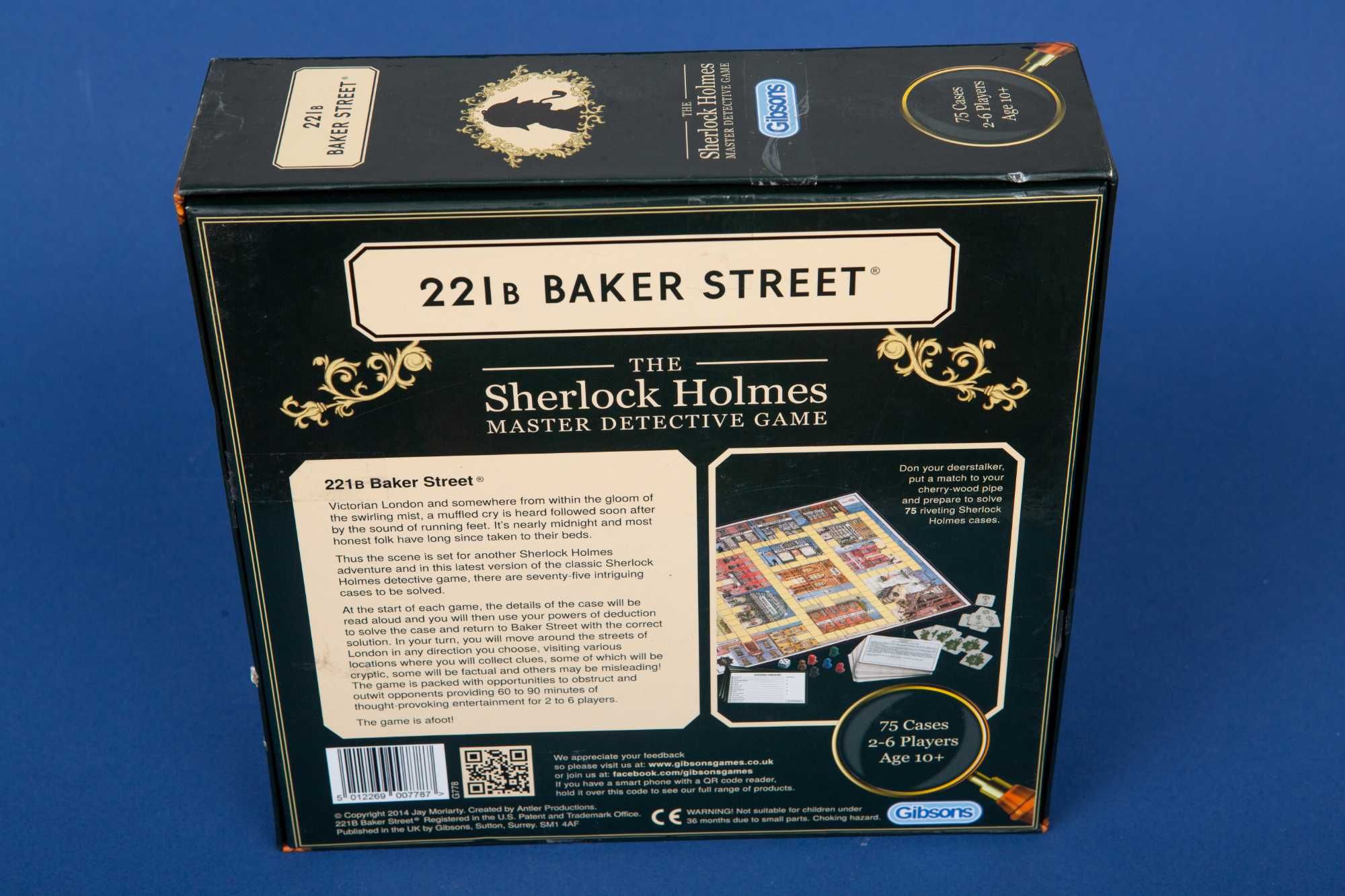 Gra planszowa Sherlock Holmes 221b Baker Street ENG