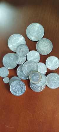 Moedas antigas francos, escudos lote 700 €