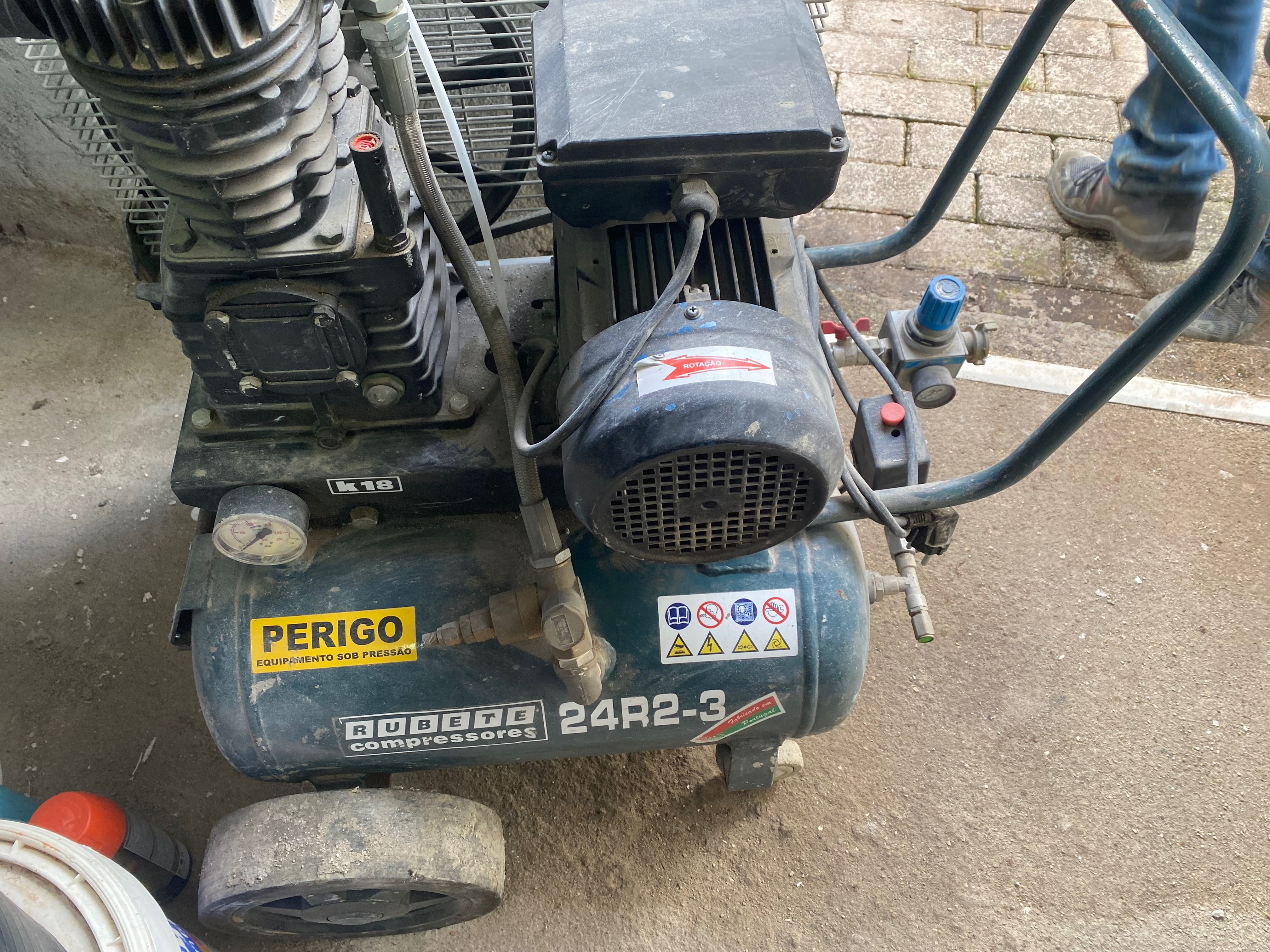 Compressor RUBETE – Reservatório Duplo 48L (24+24)