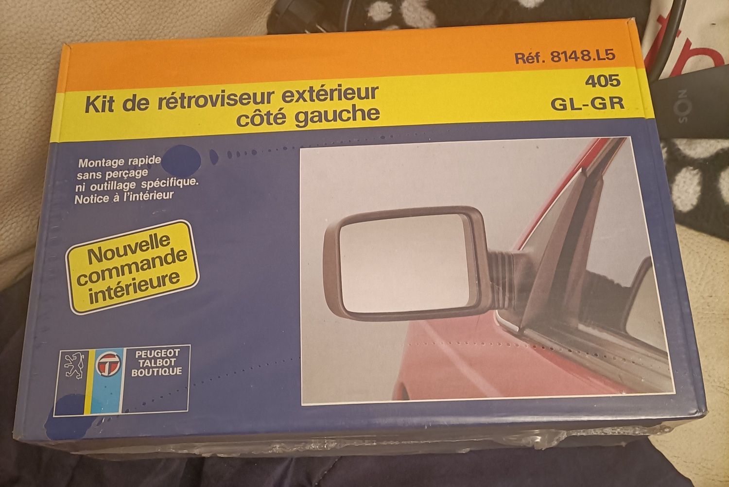 Espelho retrovisor Peugeot 405 GL /GR Original na Caixa Selado