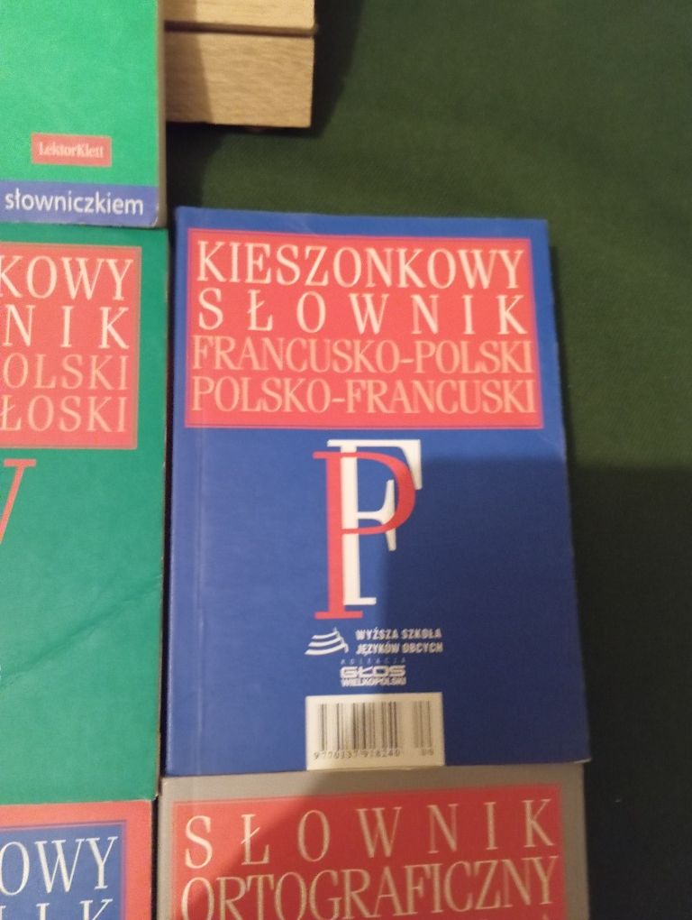 Kieszonkowe słowniki cena za zestaw