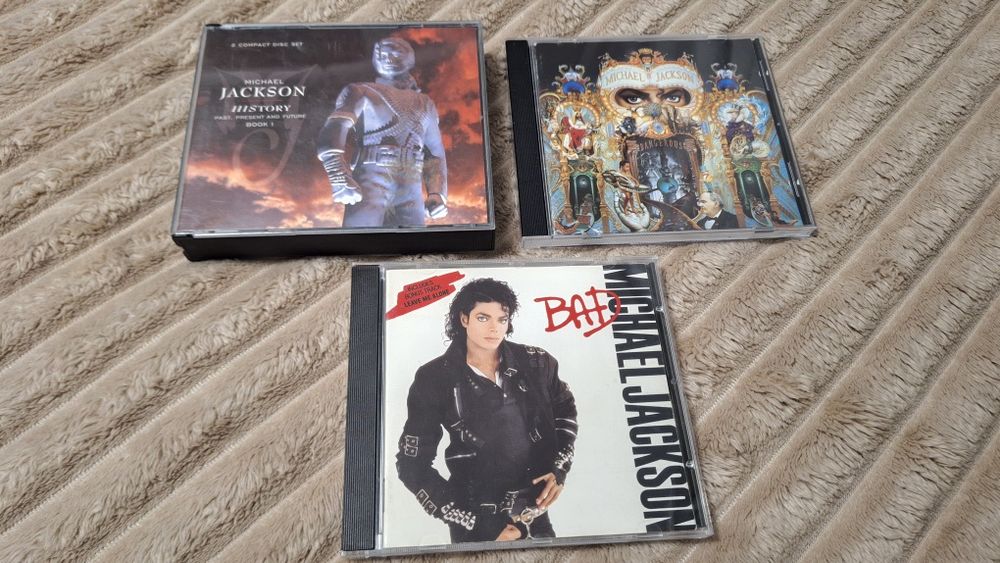 CD Michael Jackson - DANGEROUS , BAD , HISTORY Zestaw 3 Albumy