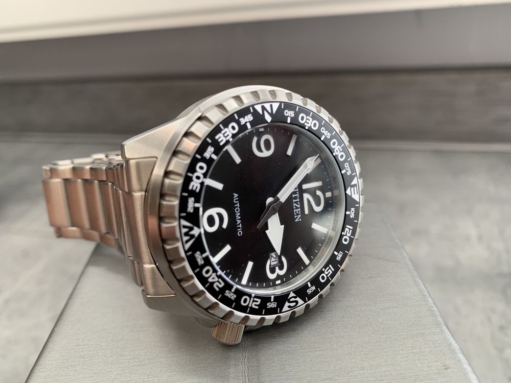 Nowy Citizen Automatic 8210-S125/Black Edit/10BAR/GW!