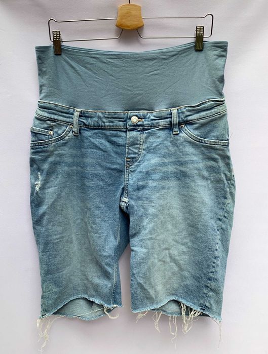 Spodenki Krótkie Dzinsowe H&M Mama L 40 Ciążowe Jeans