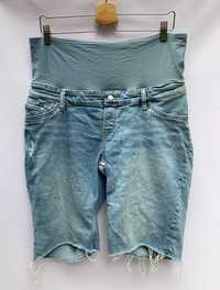 Spodenki Krótkie Dzinsowe H&M Mama L 40 Ciążowe Jeans