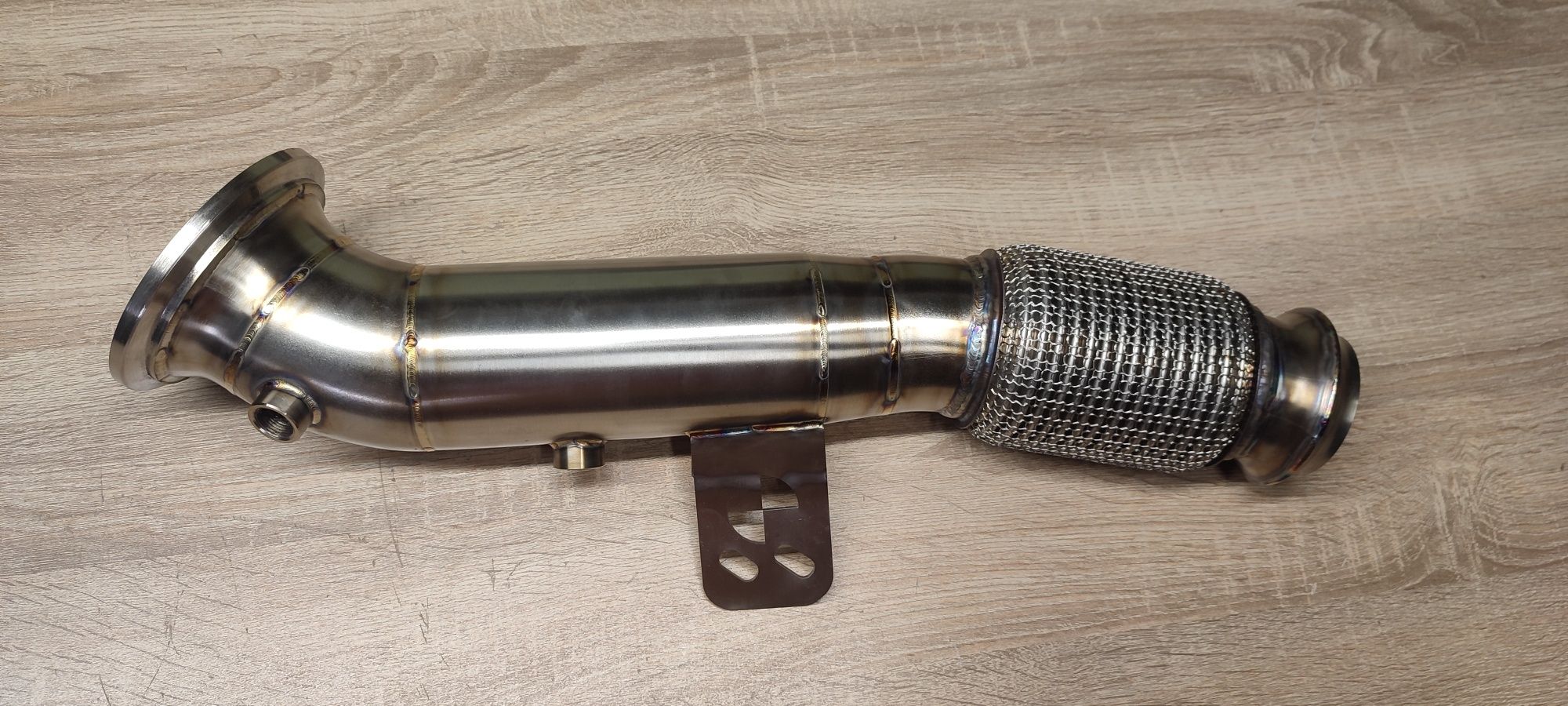 Даунпайп BMW B58 G20 G30 M340i 540i 640i 840i Downpipe БМВ HEAT SHIELD