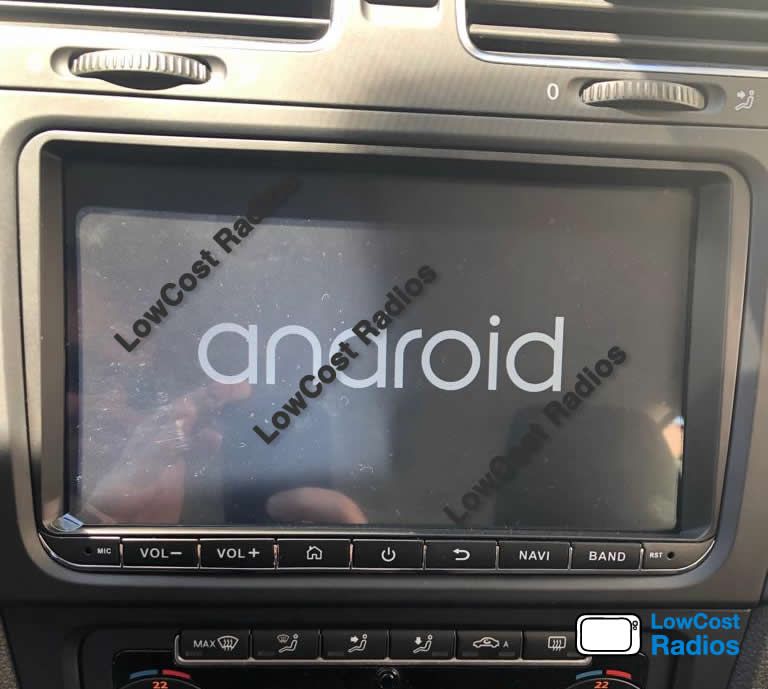 Auto Rádio GPS Android 13 • VW • SKODA • SEAT - Multimédia - 9 Poleg.