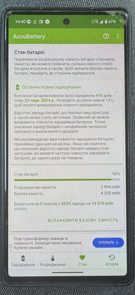 Google Pixel 6  8/128 gb neverlock