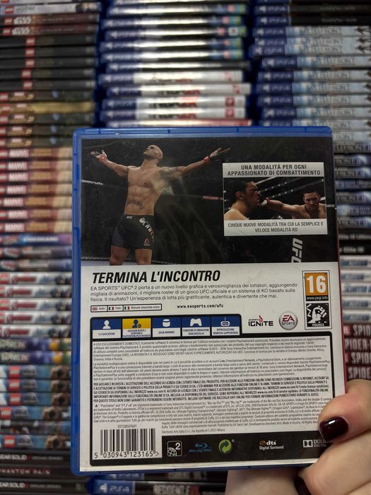 Гра UFC 2 на ps4, диск з грою на пс 4, ліцензія