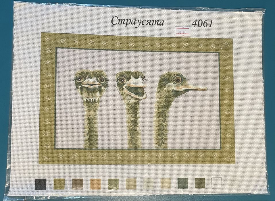 Вышивка канва с рисунком