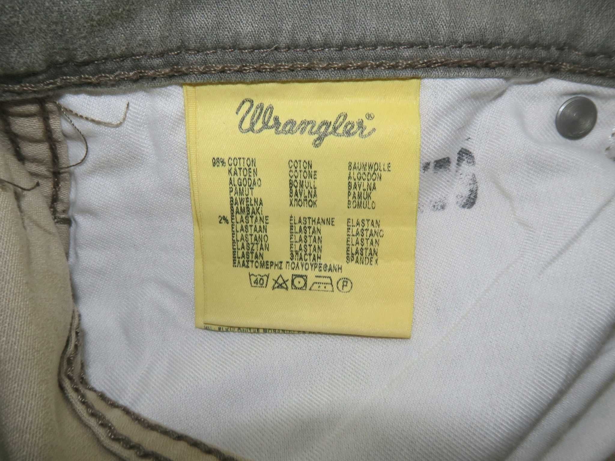 Wrangler spodnie chinosy 38/30