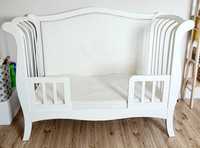 Łóżeczko/ łóżko / tapczanik dziecięce drewniane białe 70x140