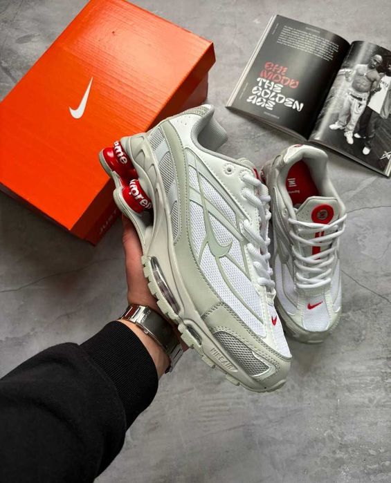 !SALE! Nike Shox Ride 2 x Supreme White 36 37 38 39 40 41 42 43 44 45