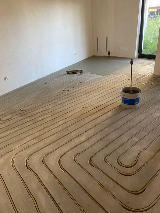 Frezowanie wylewek pod ogrzewanie podłogowe, przeróbki instalacji